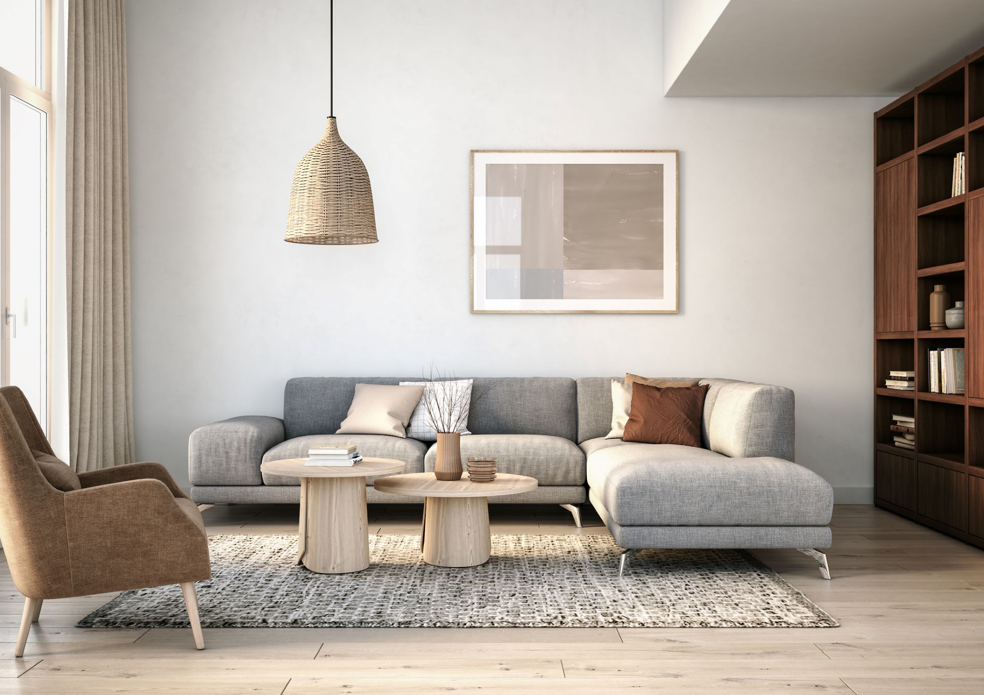 scandi living room furniture
